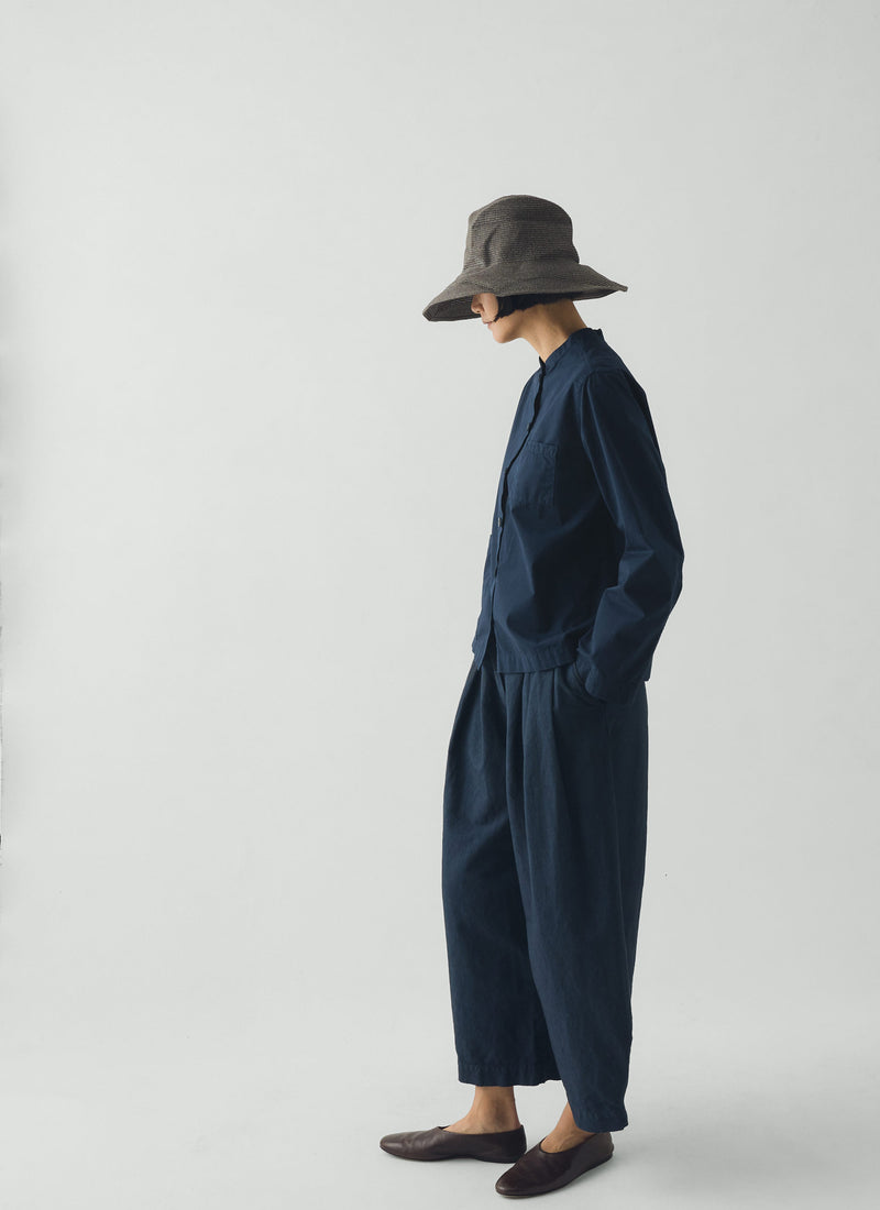 Decho Crushed Washi Paper Hat | Charcoal
