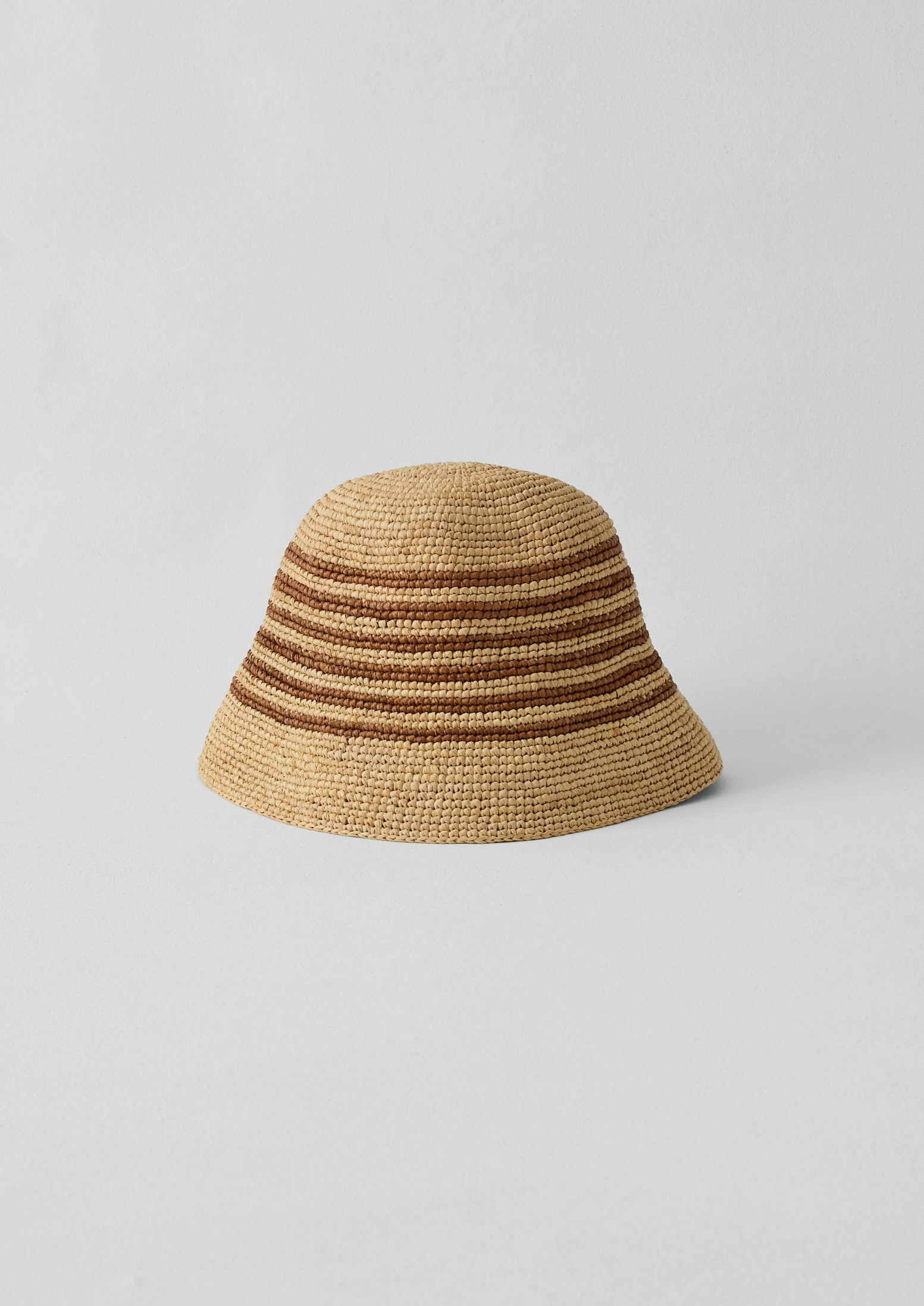 Maison N.H Paris Raffia Stella Hat | Natural/Brown | TOAST