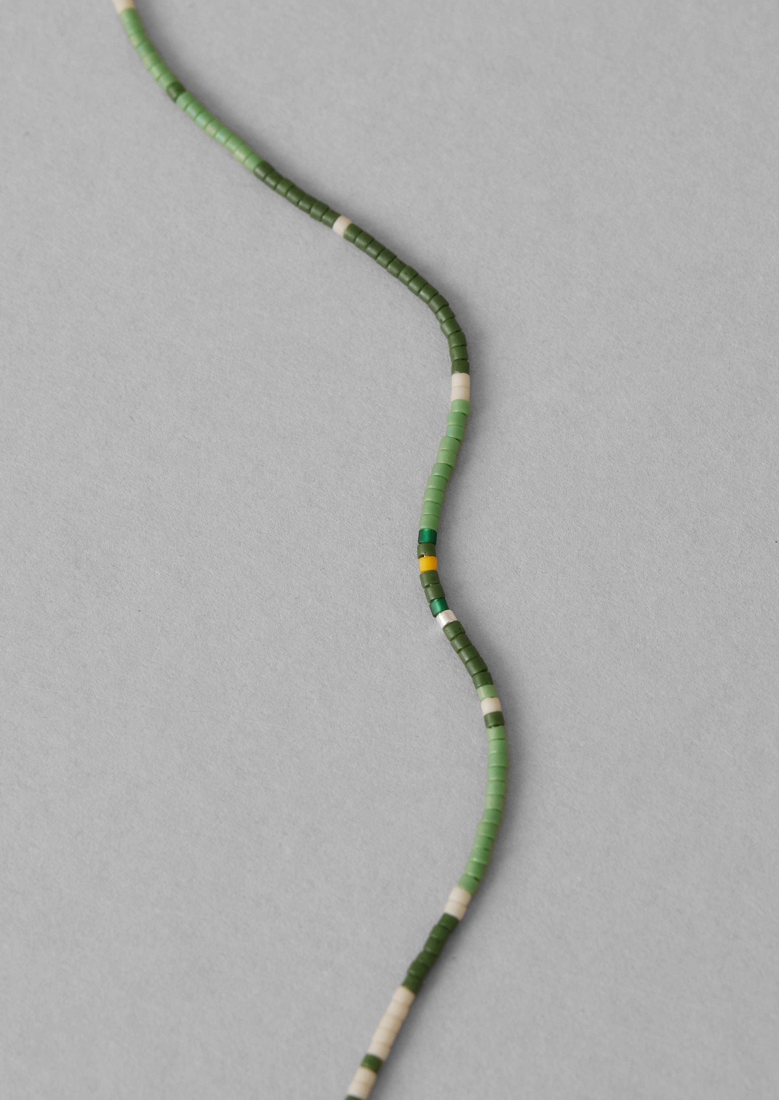 Helena Rohner Miyuki Mixed Bead Necklace | Fern Green Multi | TOAST