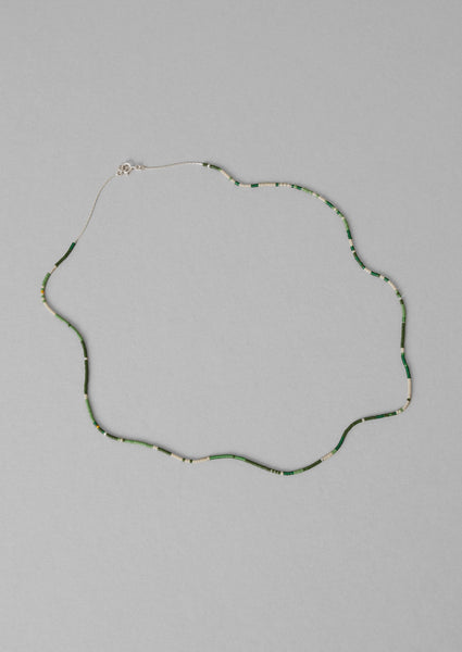 Miyuki Mixed Bead Necklace Fern Multi