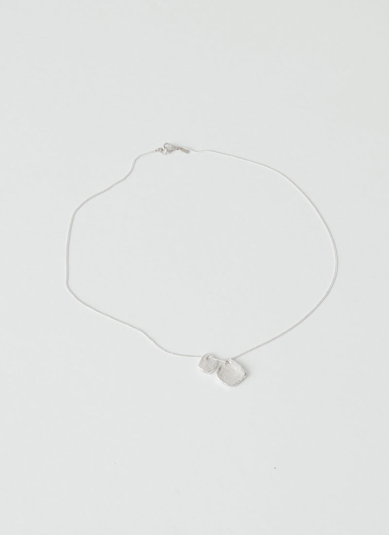 Emily Nixon Silver Quoit Necklace | Silver