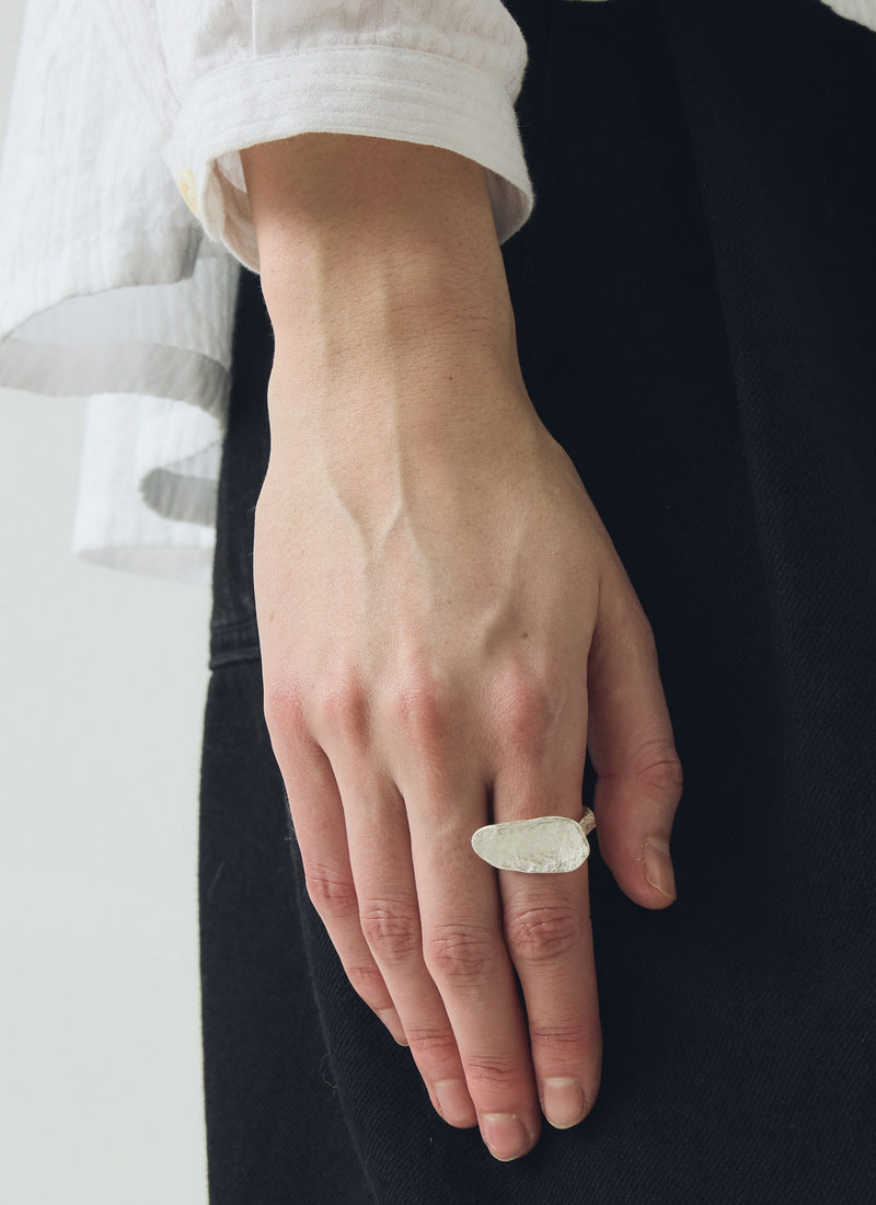 Emily Nixon Quoit Silver Ring | Silver