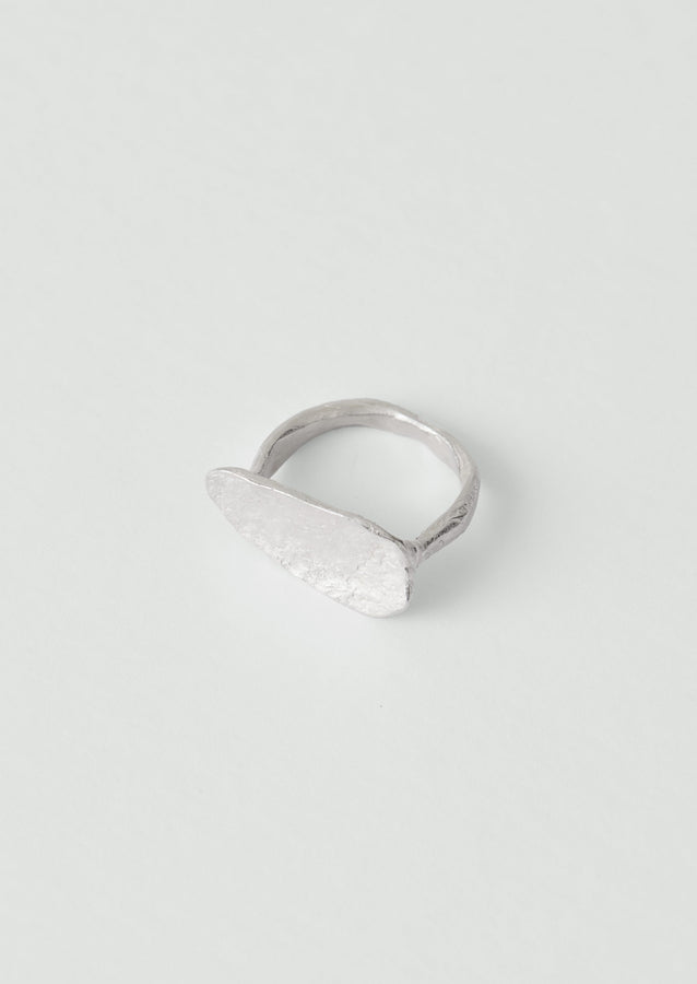 Emily Nixon Quoit Silver Ring | Silver