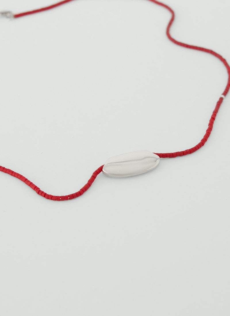 Helena Rohner Miyuki Oval Necklace | Tomato