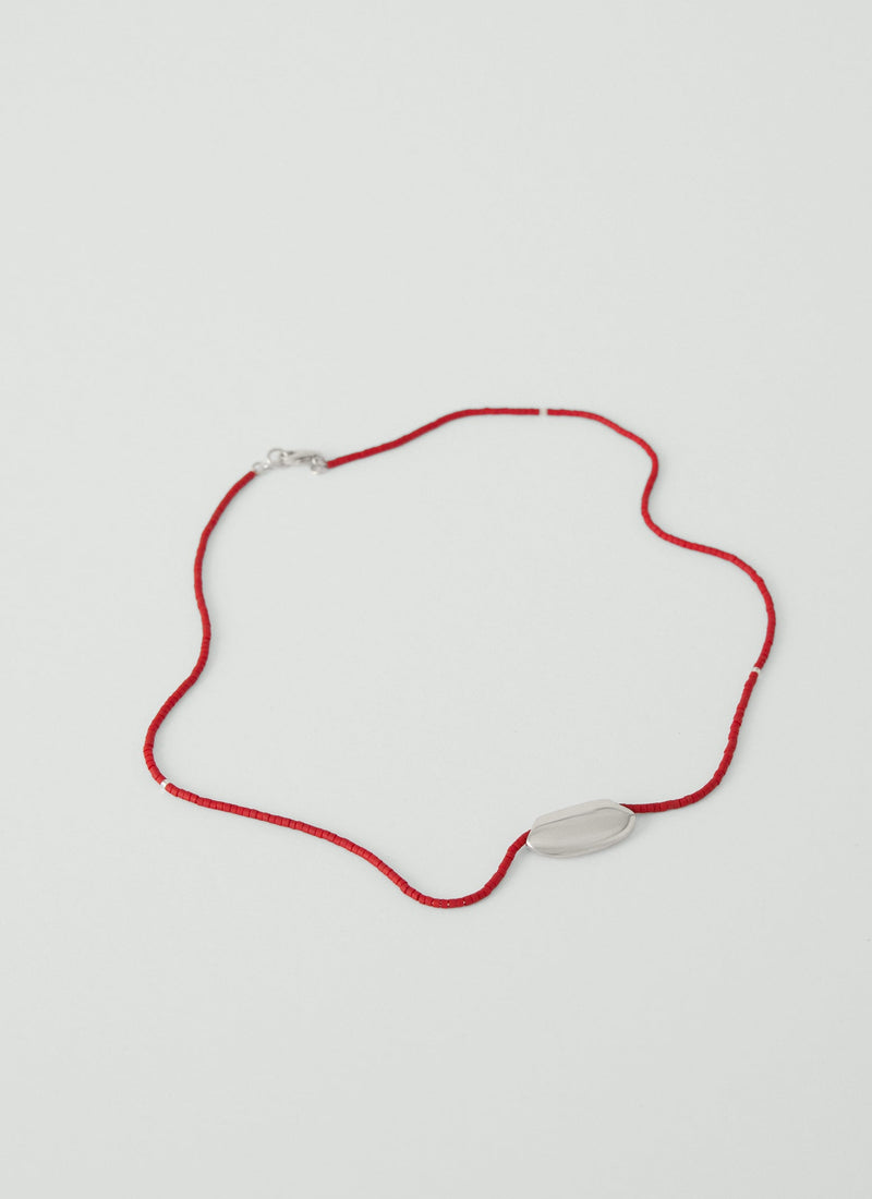 Helena Rohner Miyuki Oval Necklace | Tomato