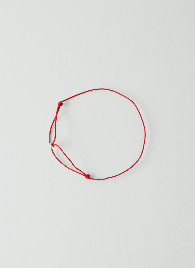 Helena Rohner Silver Bead Bracelet | Tomato/Silver
