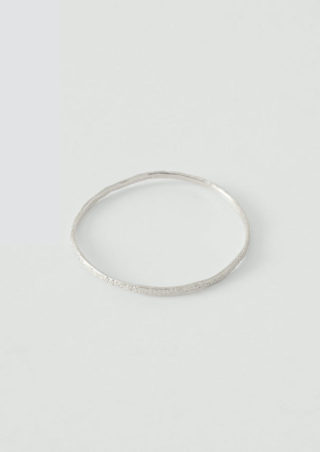 Emily Nixon Fine Silver Urchin Bangle | Silver