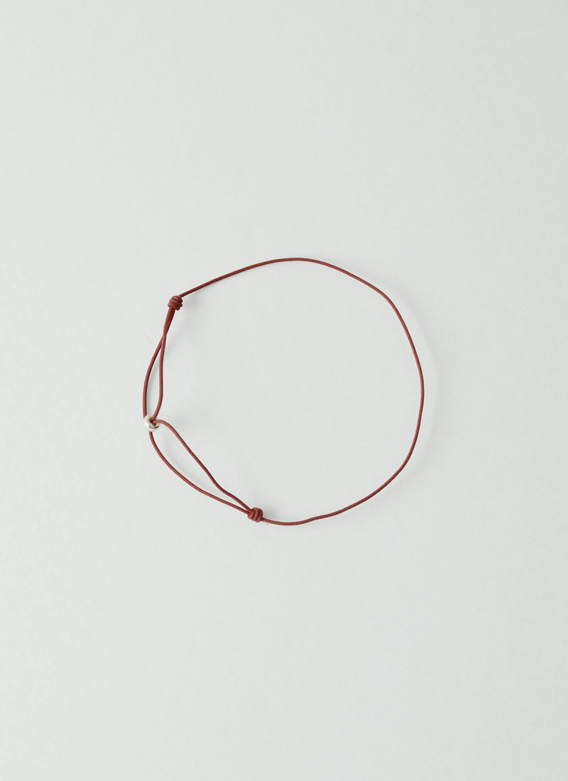 Helena Rohner Silver Bead String Bracelet | Plum/Silver