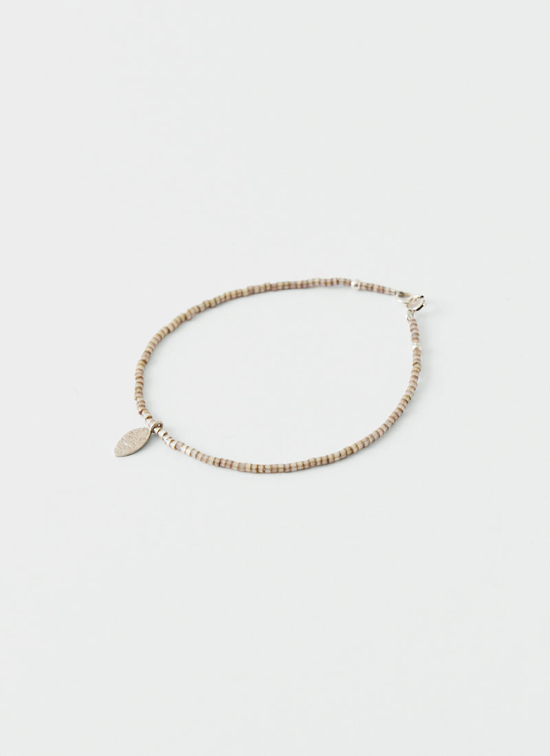 Sally Lacock Beaded Charm Bracelet | Silver