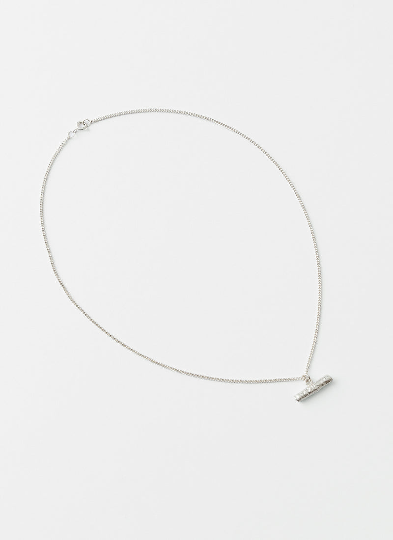 Sally Lacock Silver Birch Branch Necklace | Silver