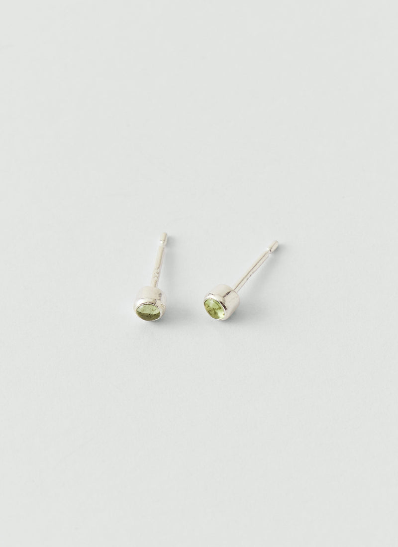 Emma Craig Peridot Stud Earrings | Moss