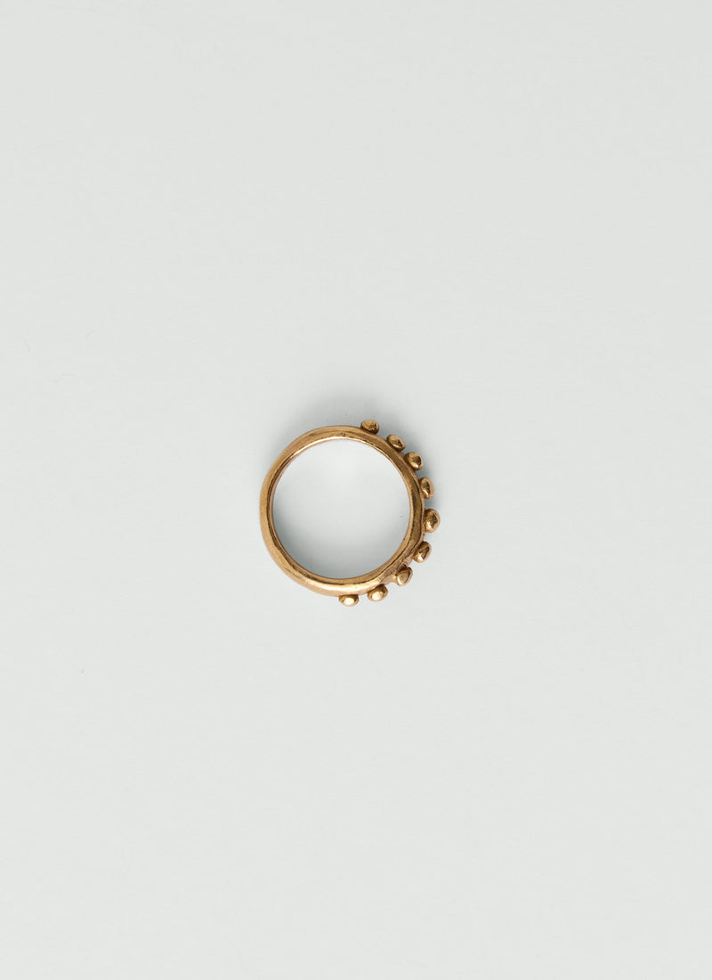 Alba Bronze Crown Ring | Bronze