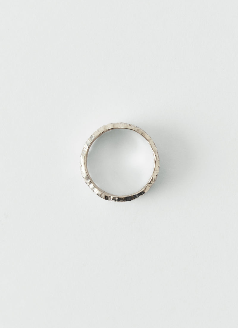 Sally Lacock Silver Bark Ring | Silver