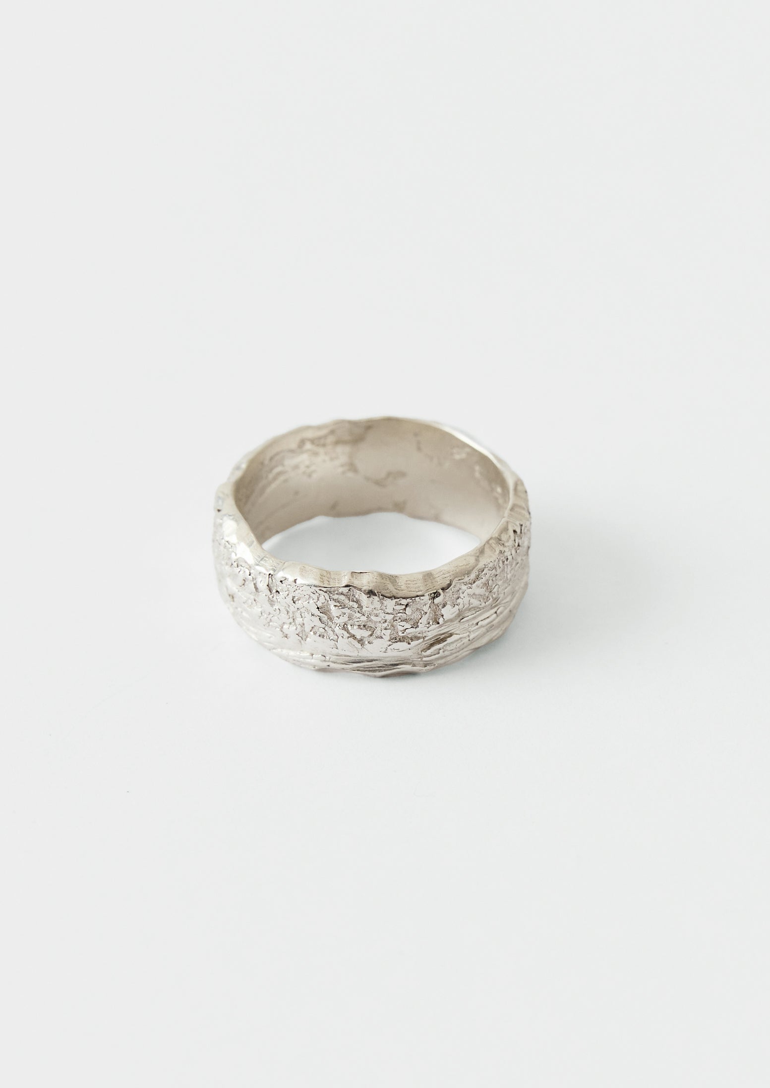 Sally Lacock Silver Bark Ring | Silver | TOAST