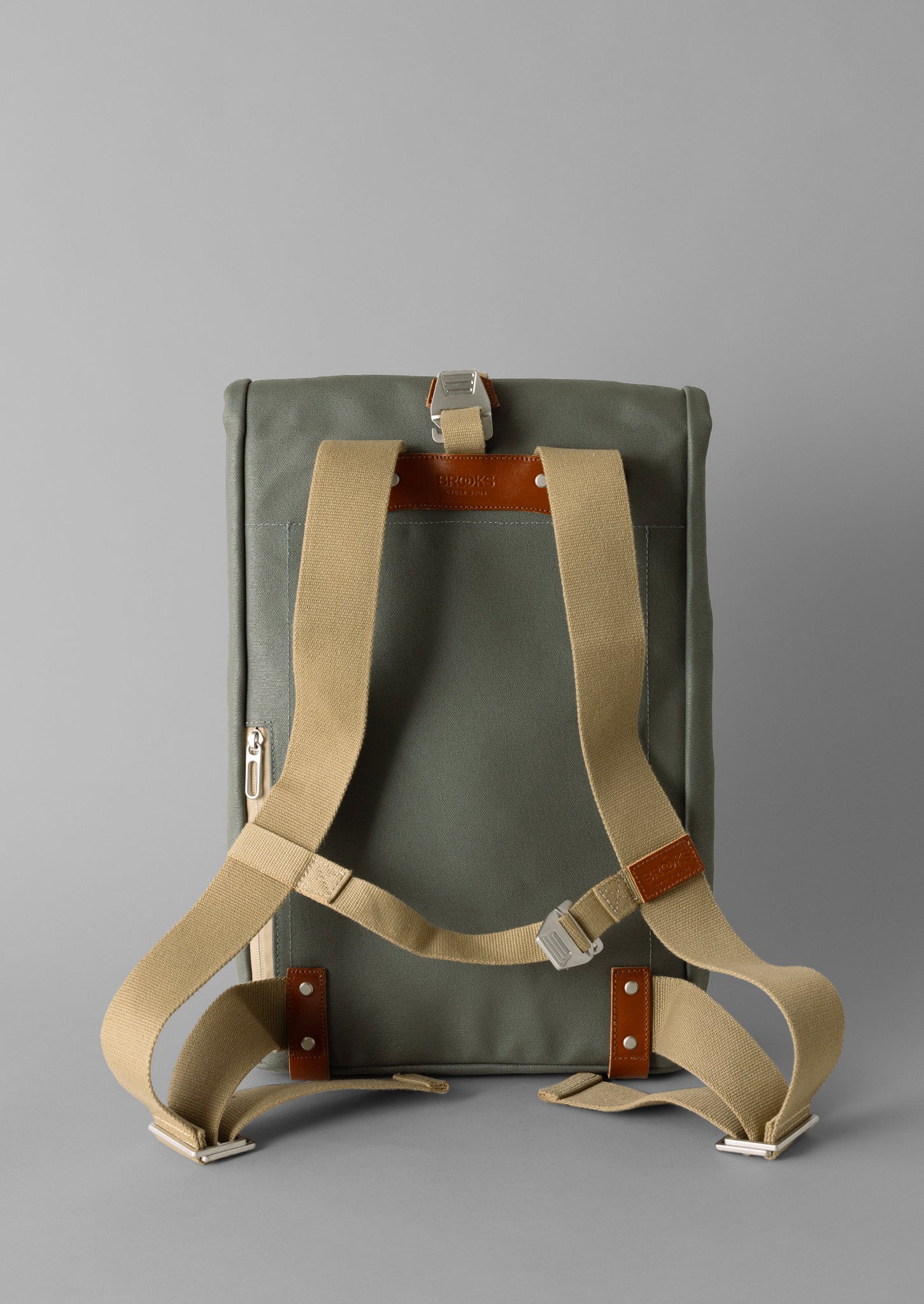 Brooks England Pickwick Canvas Backpack | Sage