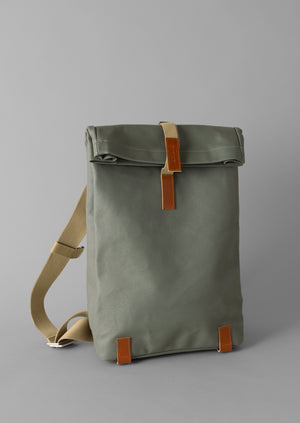 Brooks England Pickwick Canvas Backpack | Sage