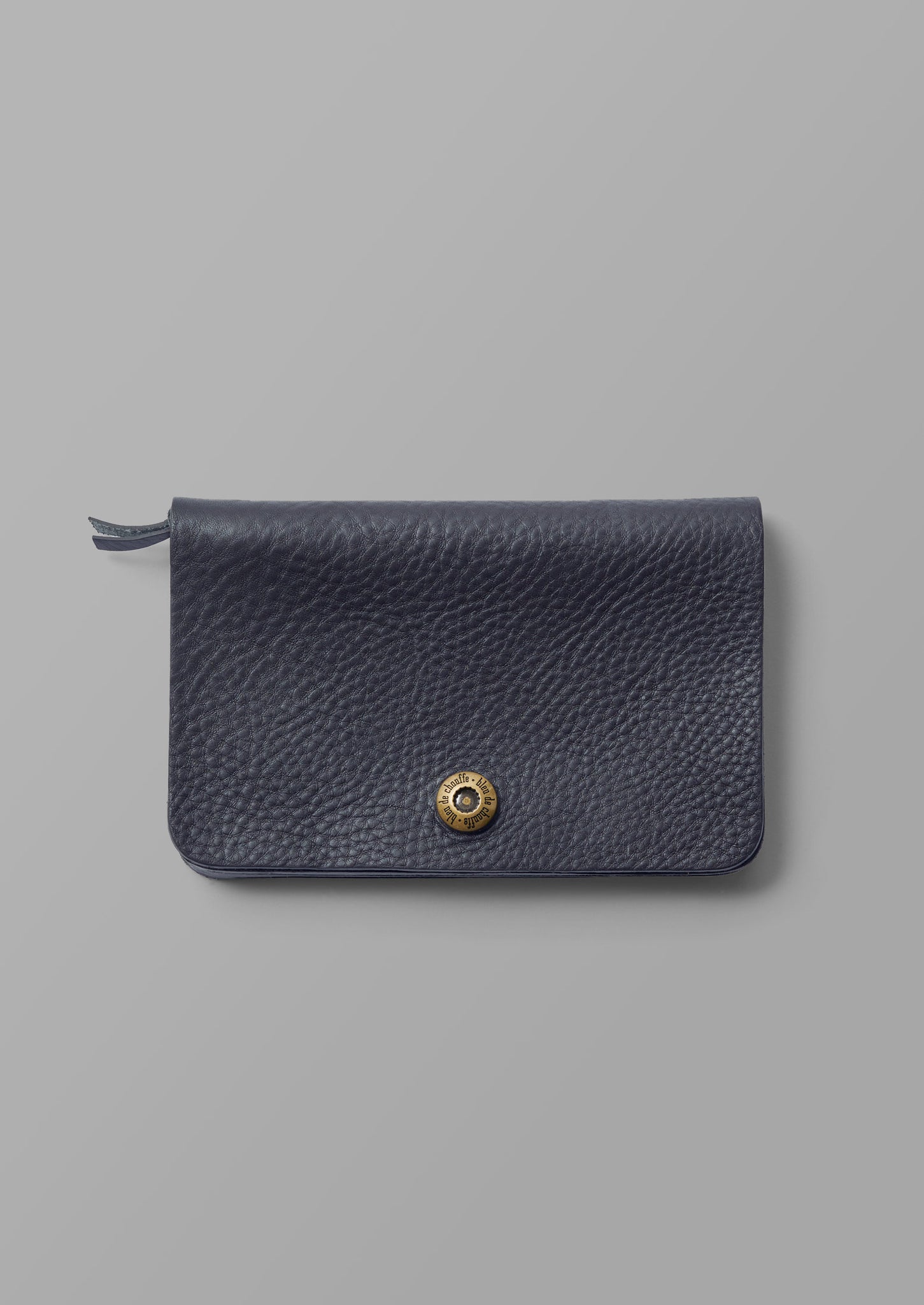 Bleu De Chauffe Leather Wallet | Marine