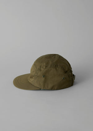 Decho Weatherproof Cotton Panelled Cap | Olive