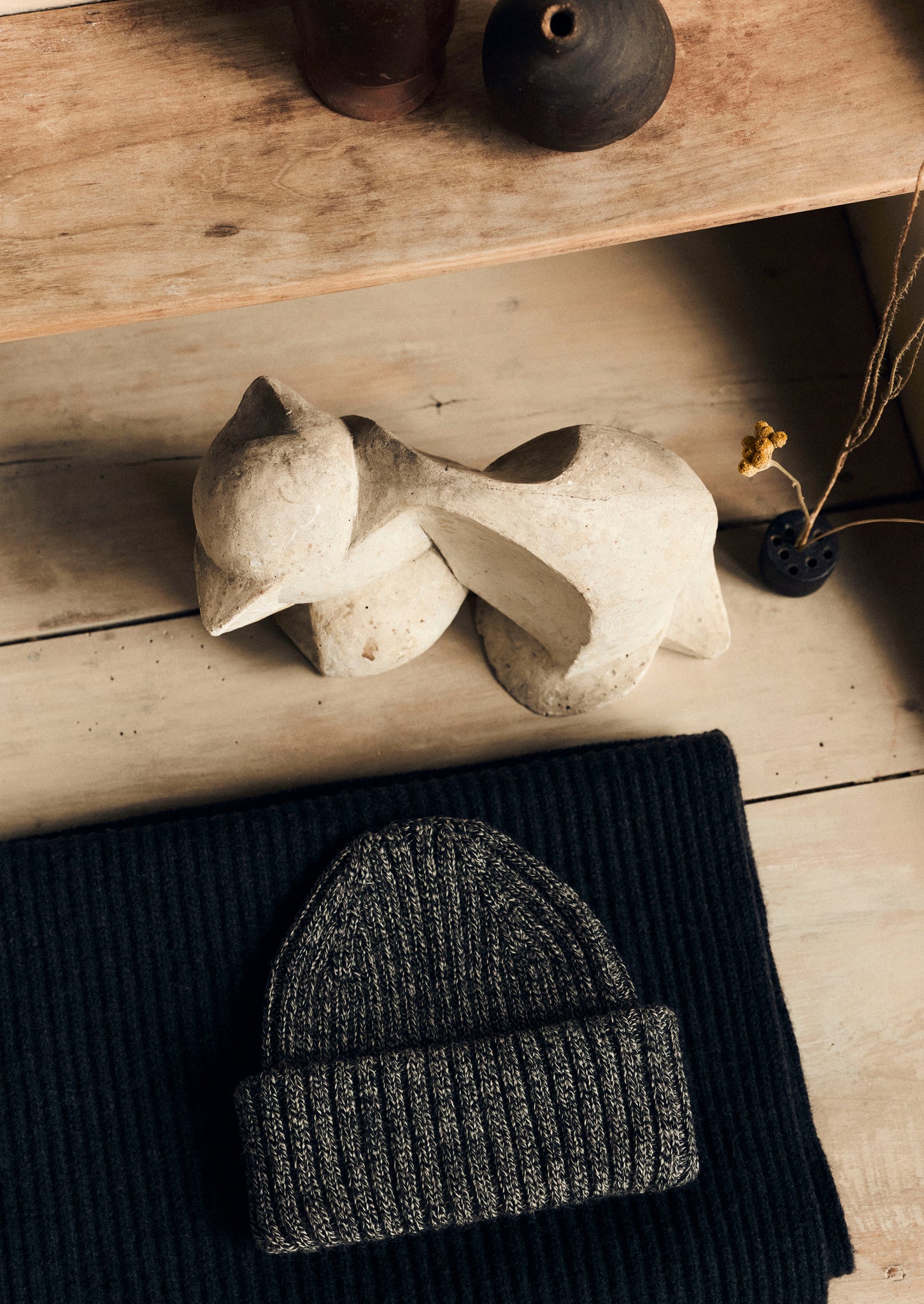 Fisherman Beanie | Granite Marl