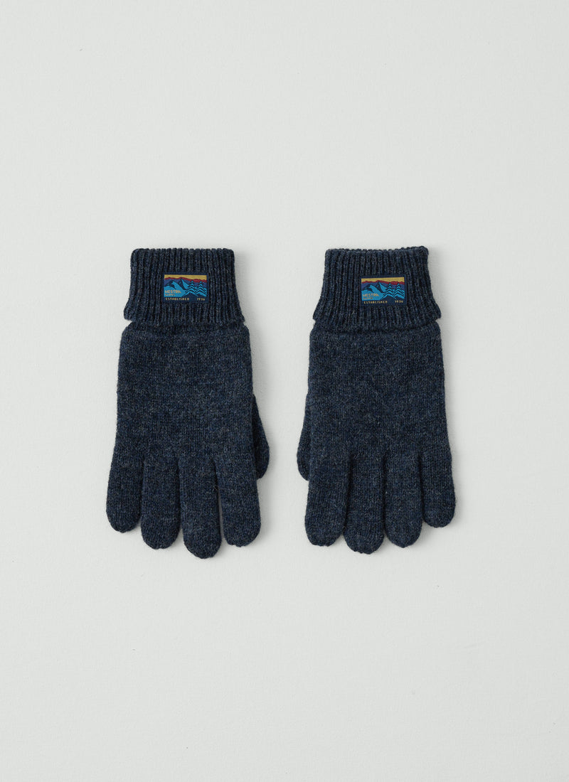 Hestra Knitted Gloves | Navy