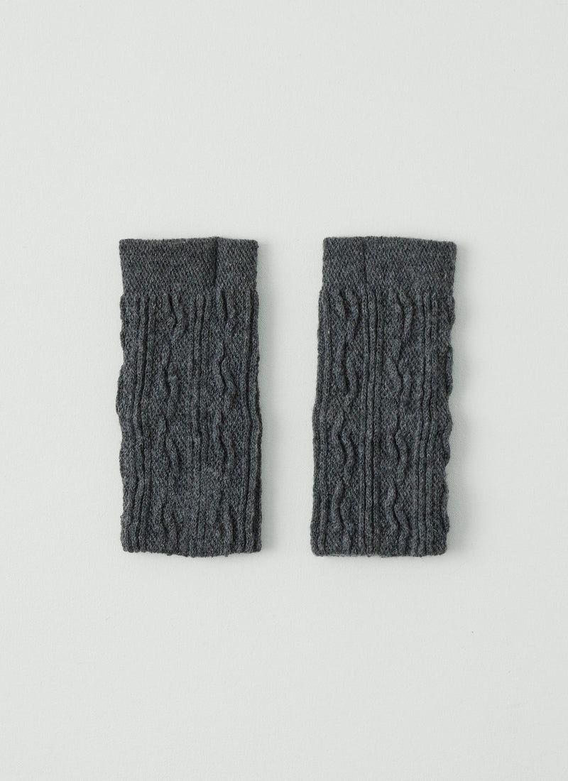 Nishiguchi Kutsushita Wool Hand Warmers | Charcoal