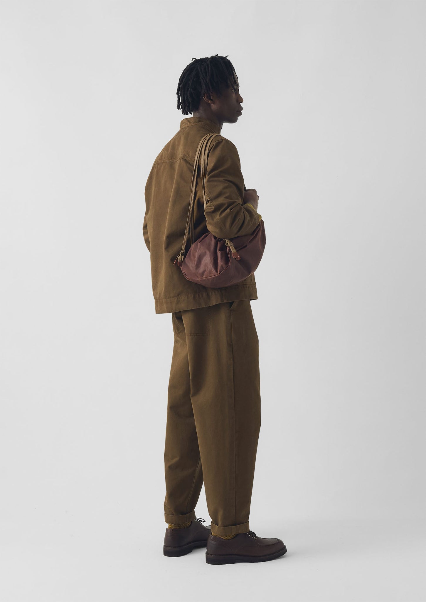 Kate Sheridan Waxed Cotton Bow Rucksack | Chestnut