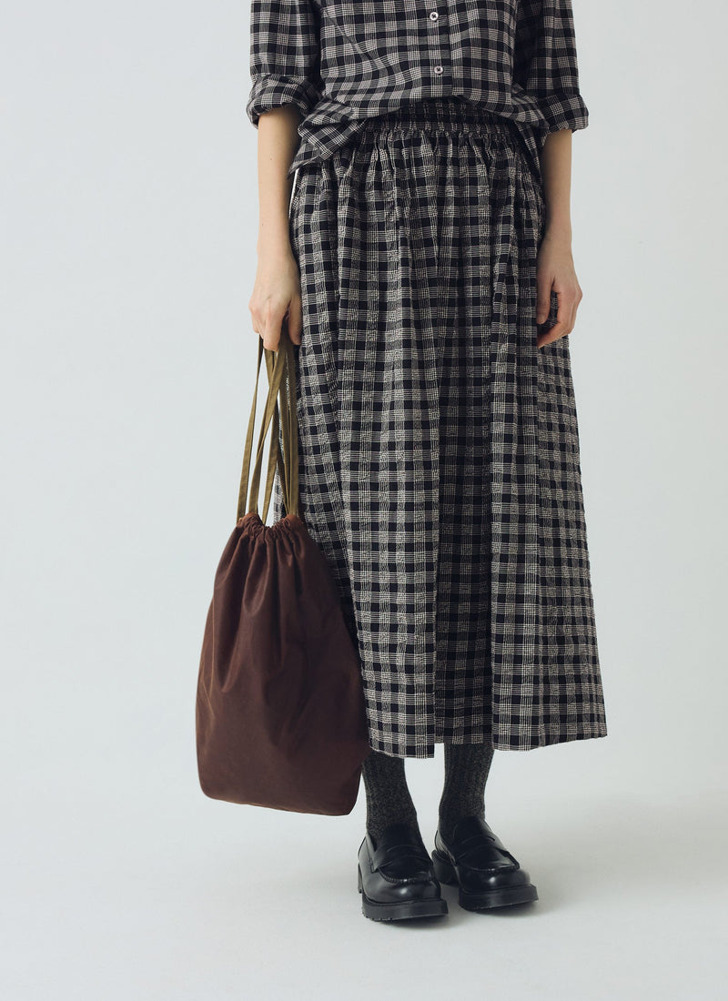 Kate Sheridan Waxed Cotton Bow Rucksack | Chestnut