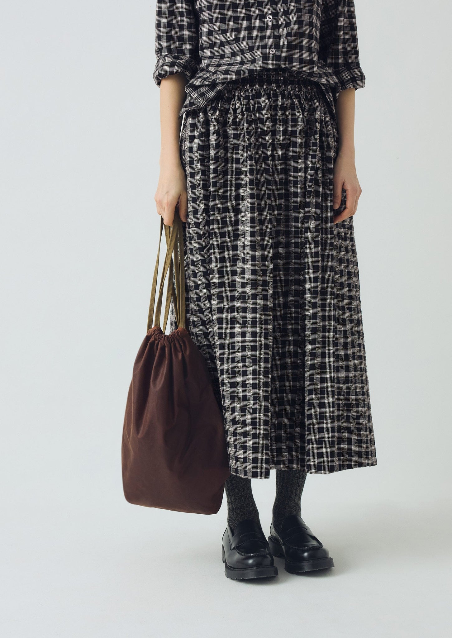 Kate Sheridan Waxed Cotton Bow Rucksack | Chestnut