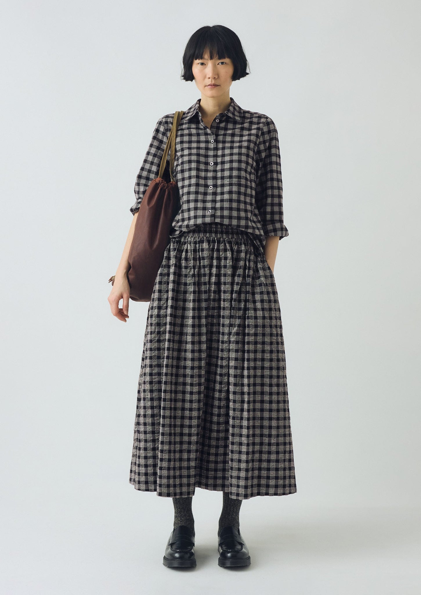 Kate Sheridan Waxed Cotton Bow Rucksack | Chestnut