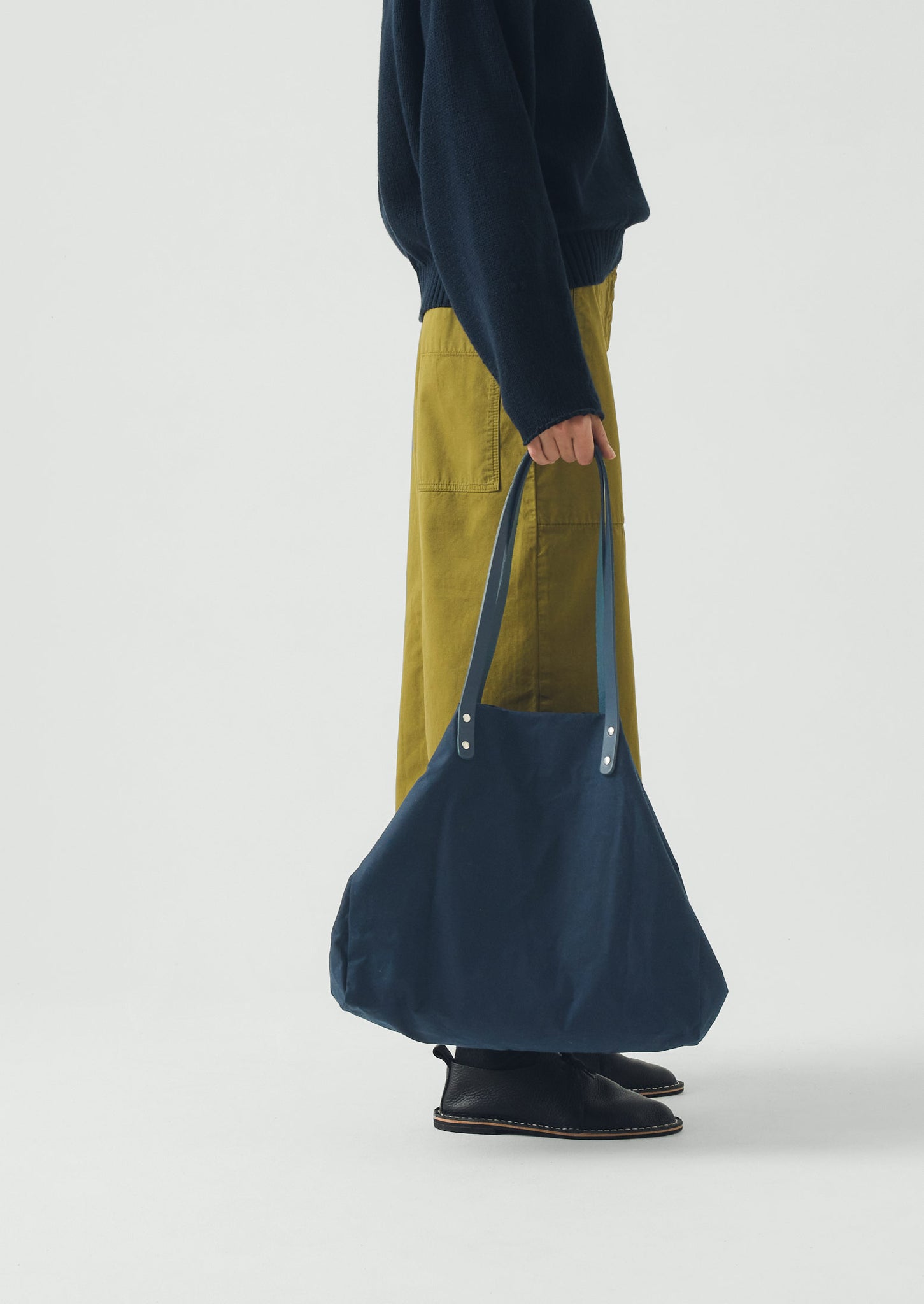 Kate Sheridan Waxed Canvas Tote | Midnight