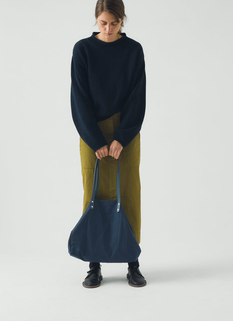Kate Sheridan Waxed Canvas Tote | Midnight