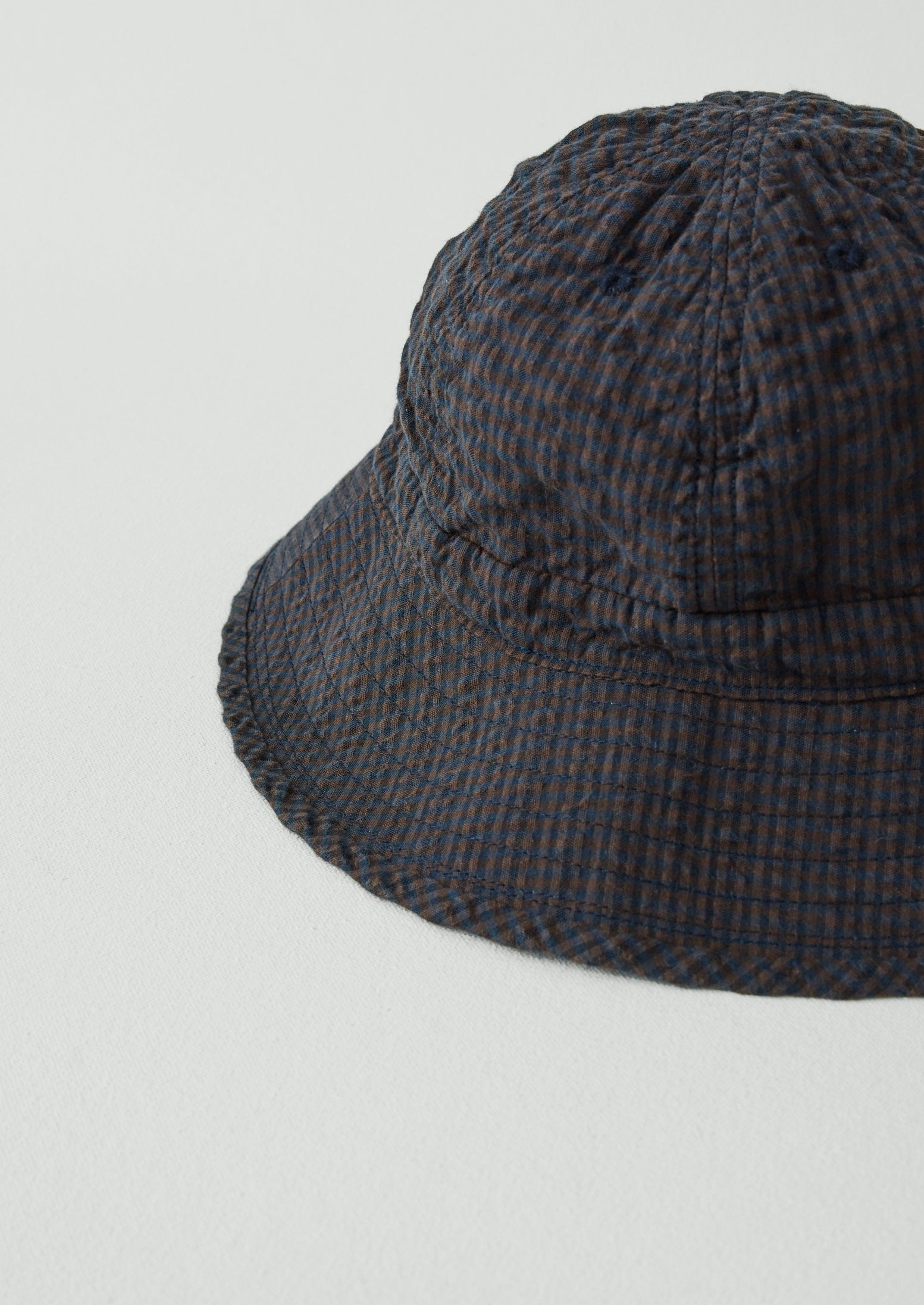 Decho Washi Sun Hat | Brown/Navy | TOAST