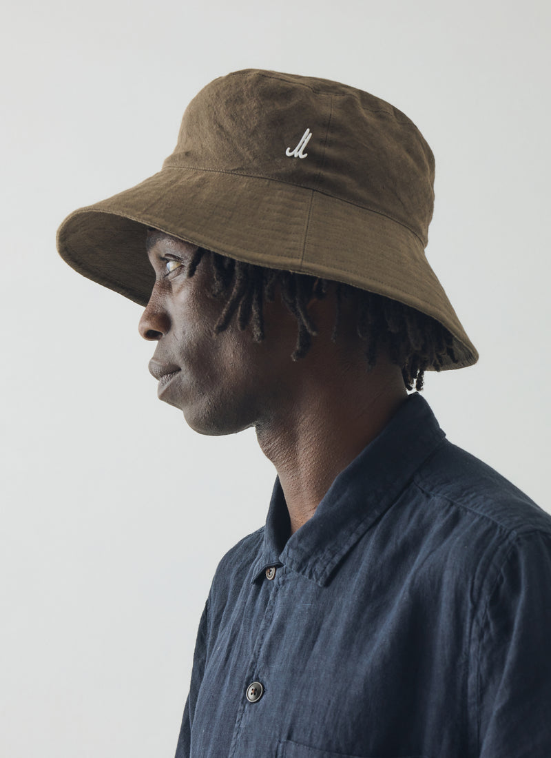 Muehlbauer Japanese Linen Sun Hat | Coffee
