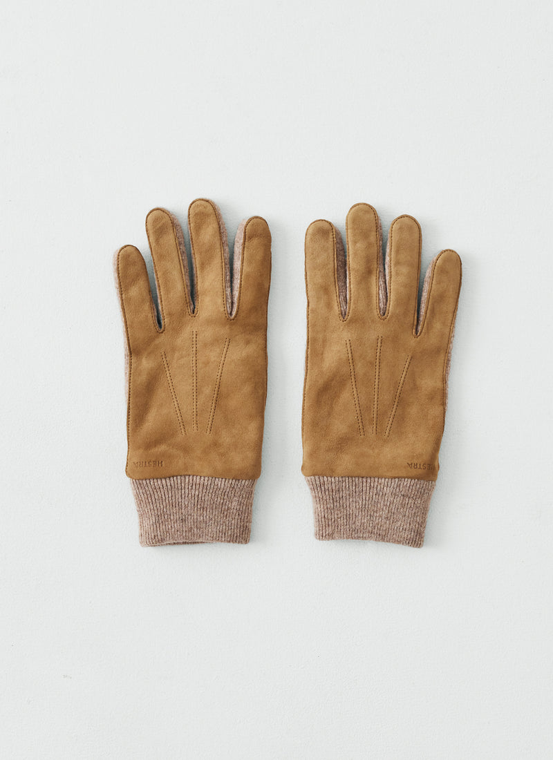 Hestra Geoffrey Suede Gloves | Camel