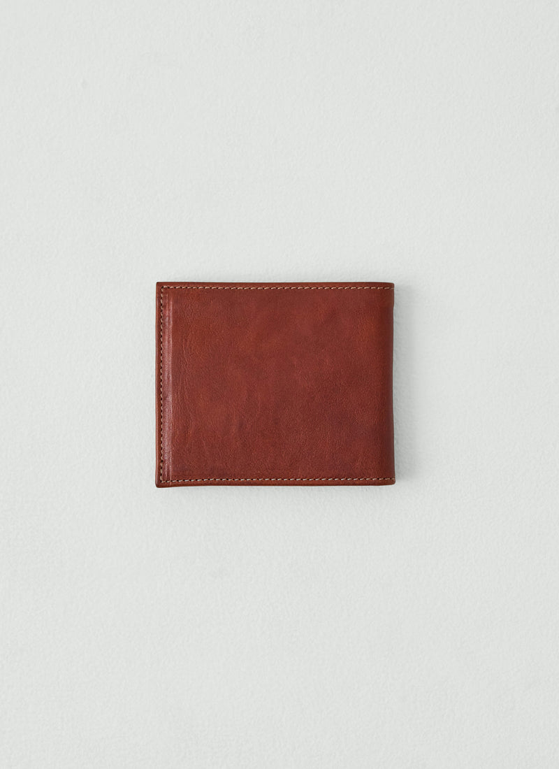 Il Bisonte Bi-Fold Leather Wallet | Sepia
