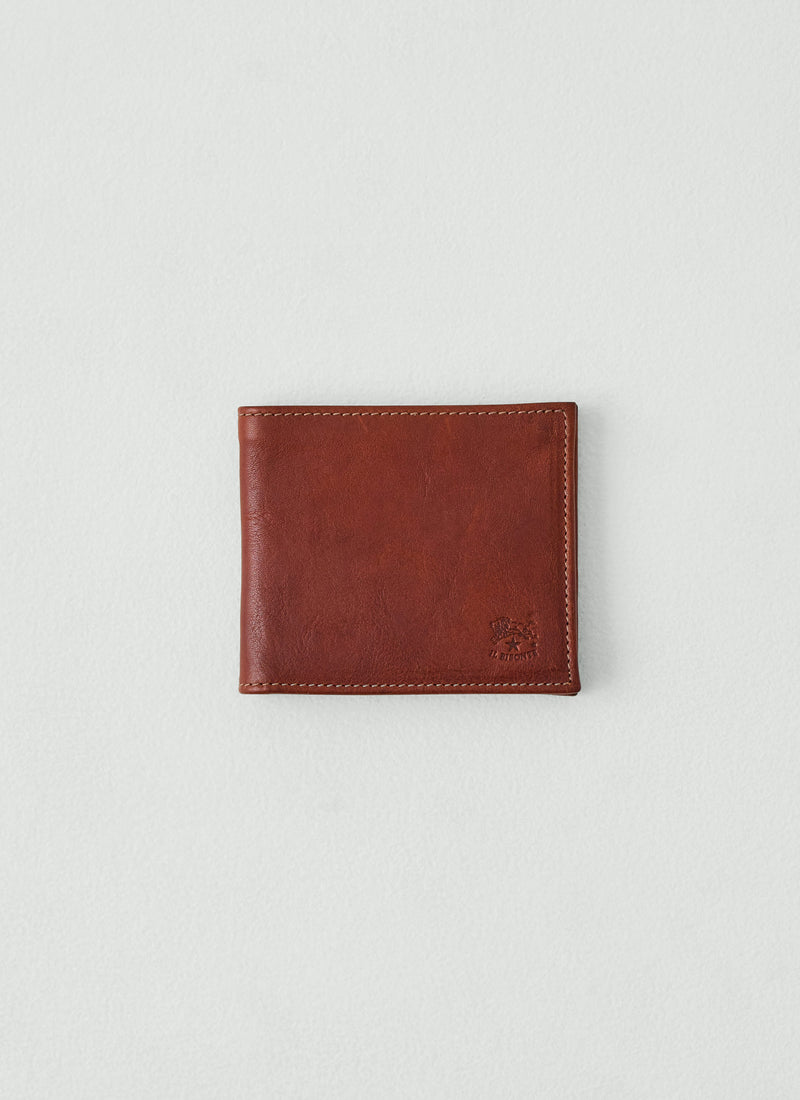 Il Bisonte Bi-Fold Leather Wallet | Sepia