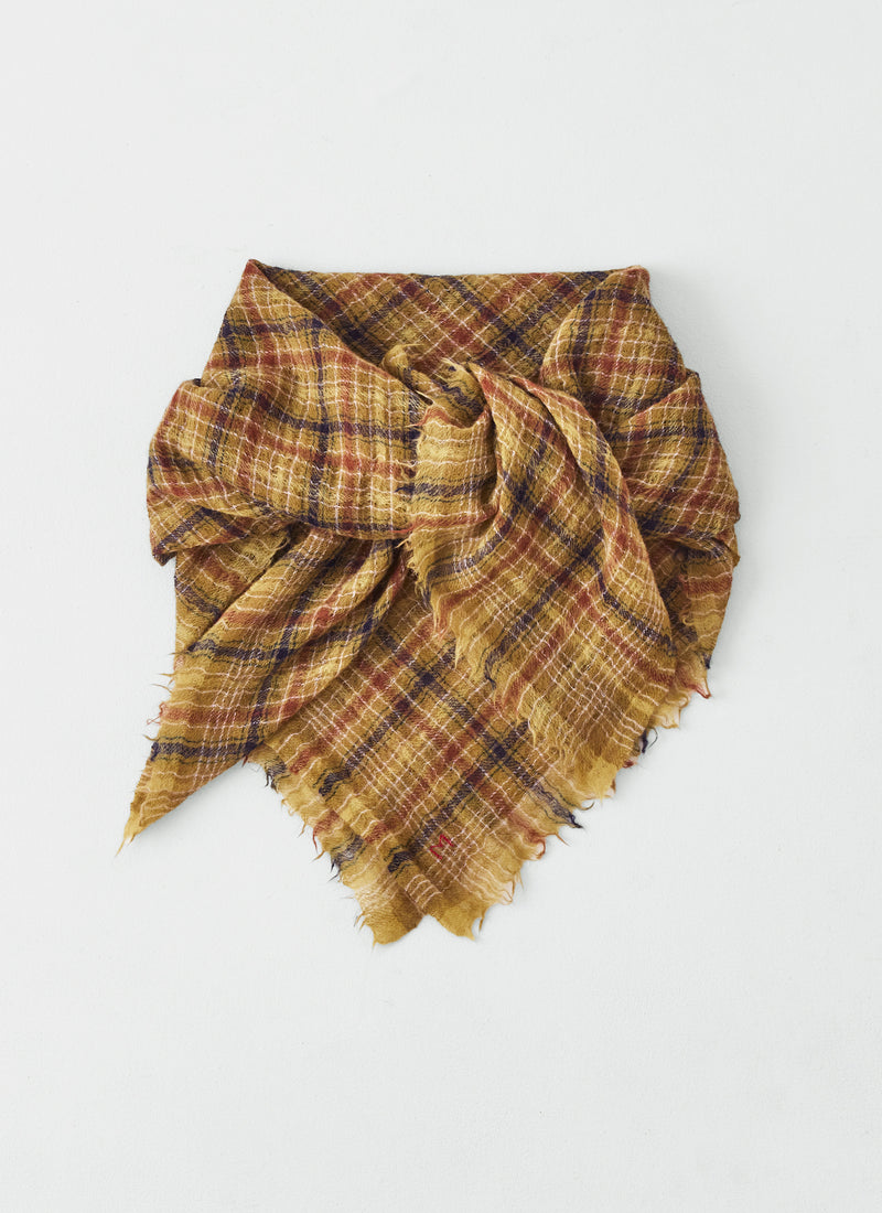 Moismont Wool Square Scarf | Harvest