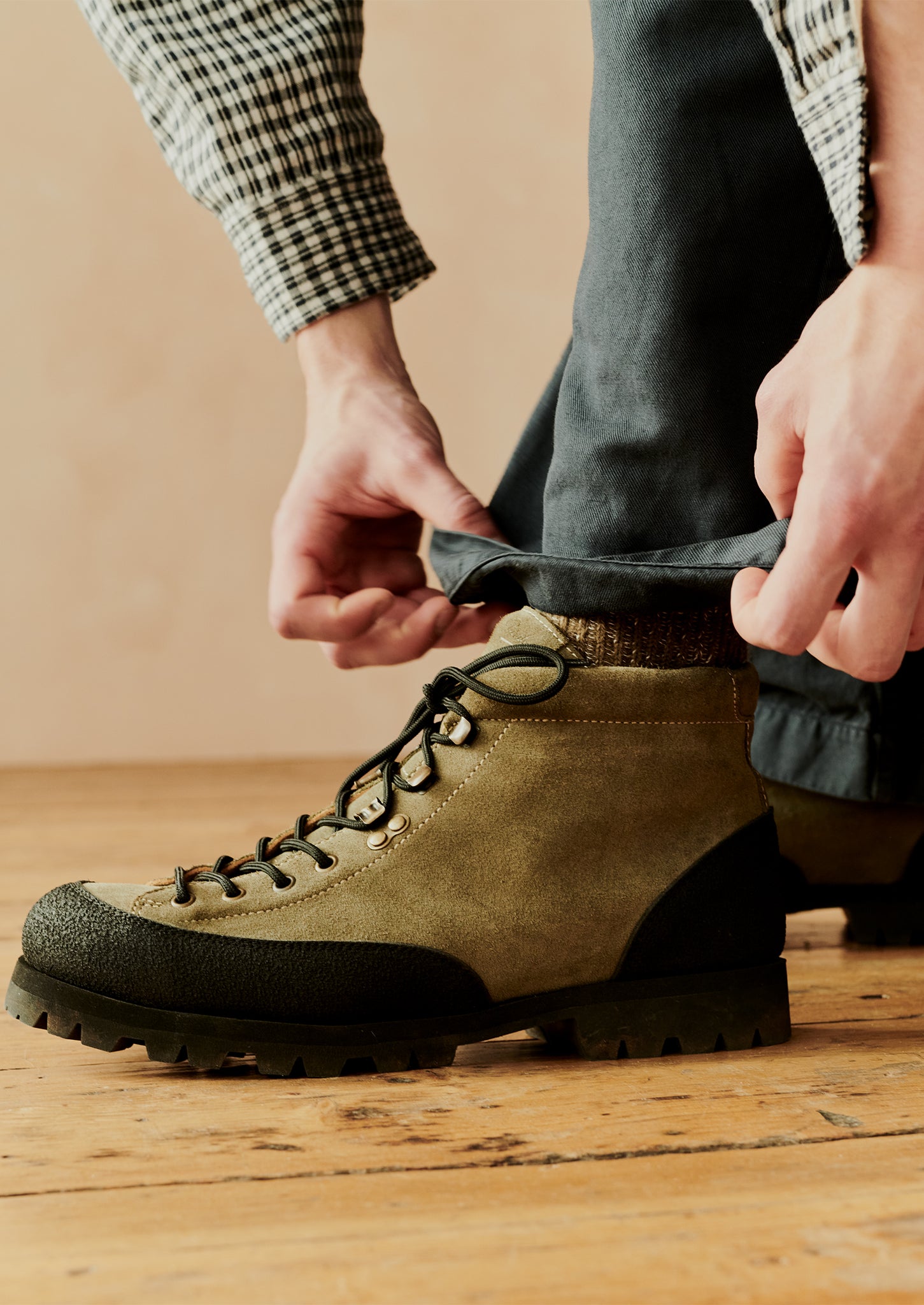 Paraboot Yosemite Suede Boots | Olive