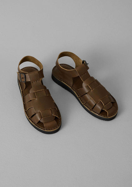Fracap Leather Sandals