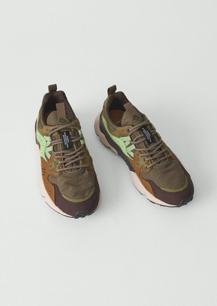 Flower Mountain Yamano Kaiso Panelled Trainers Deep
