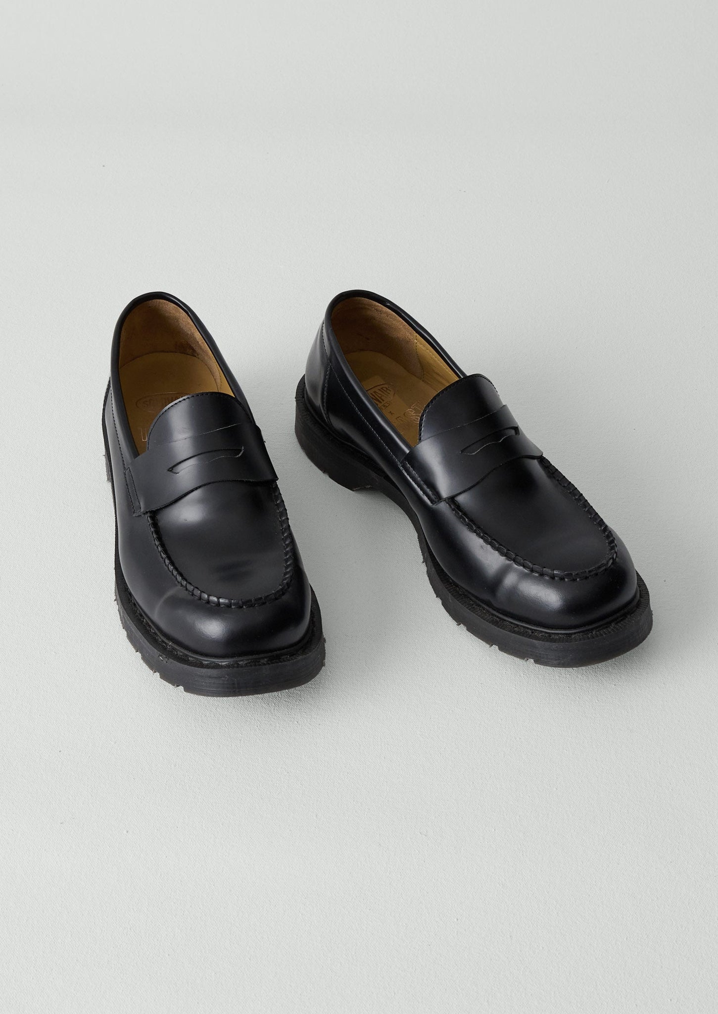 Solovair Chunky Loafers | Black