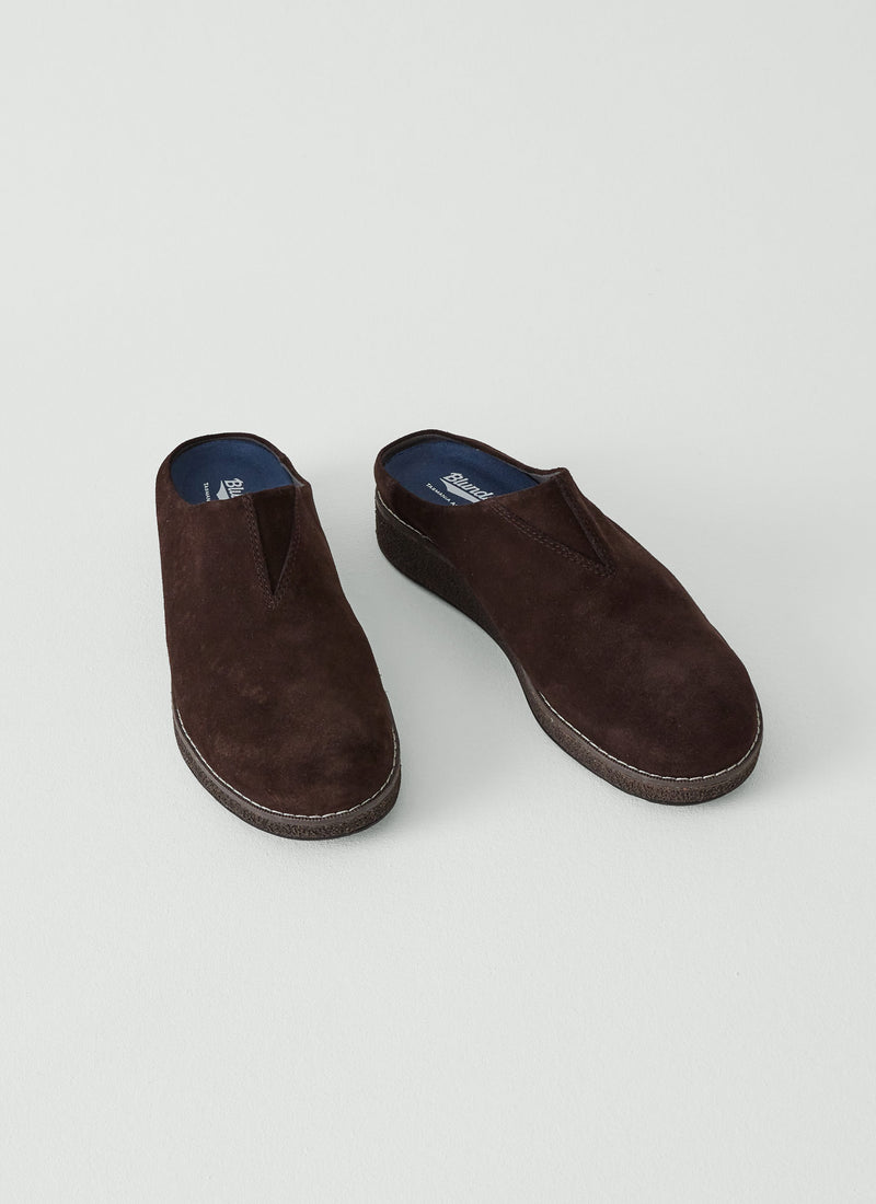Blundstone Cork Suede Clogs | Dark Brown