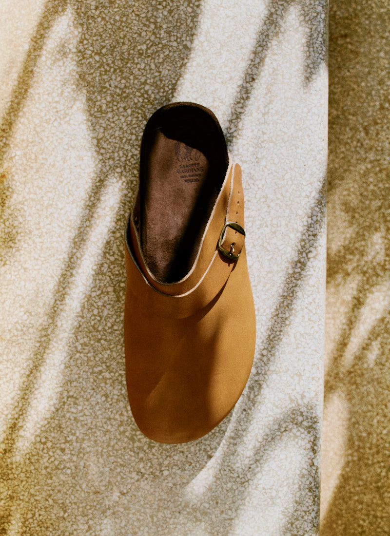 La Botte Gardiane Leather Mules | Natural