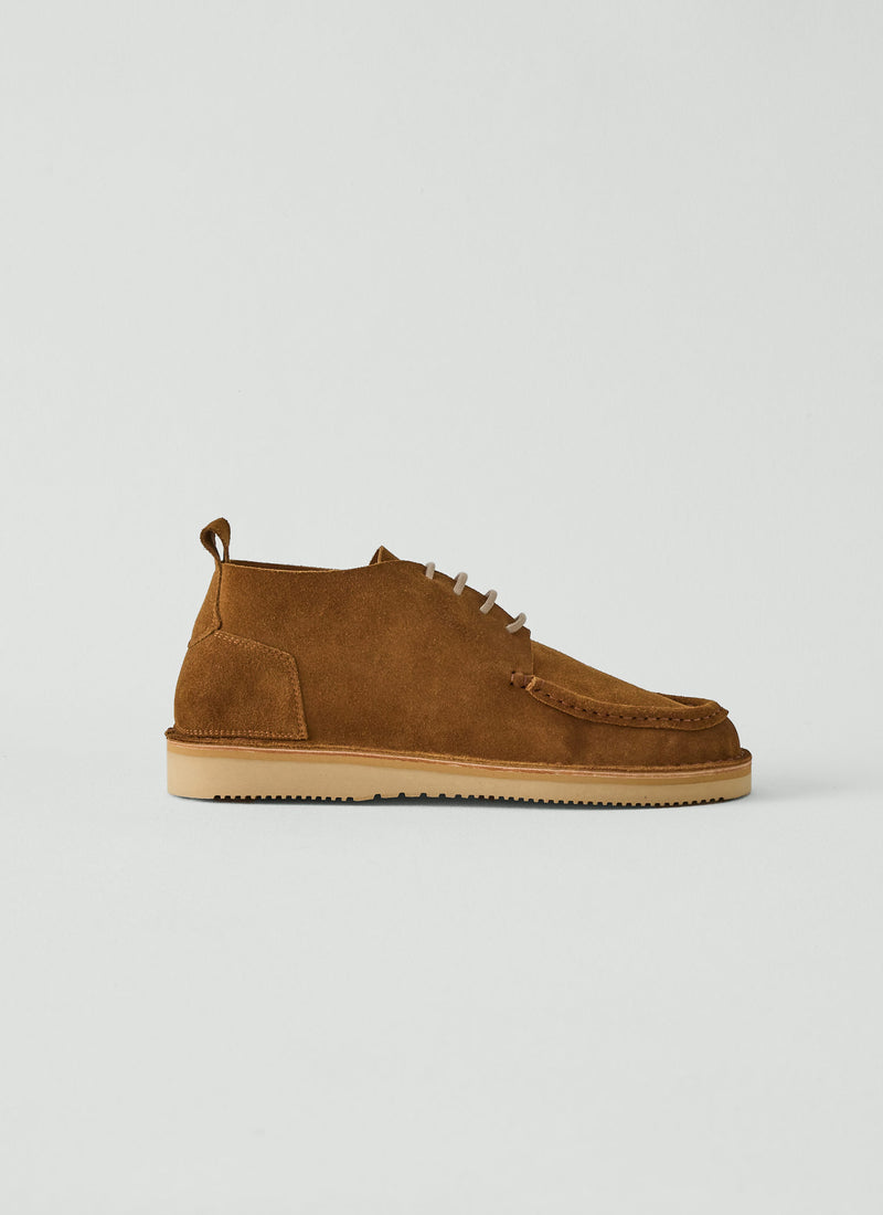 Fracap Suede Camp Shoes | Tabacco
