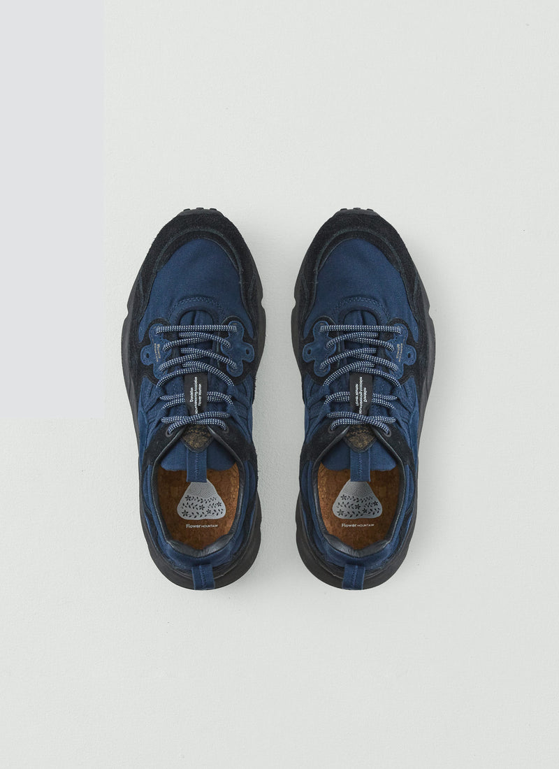 Flower Mountain Yamano Kaiso Panelled Trainers | Indigo
