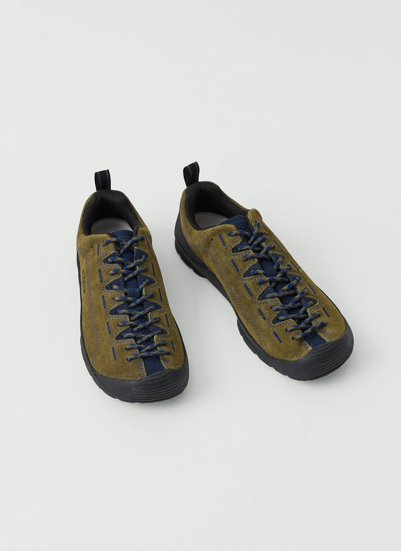 Keen Jasper Lace Up Trainers | Dark Olive/Navy