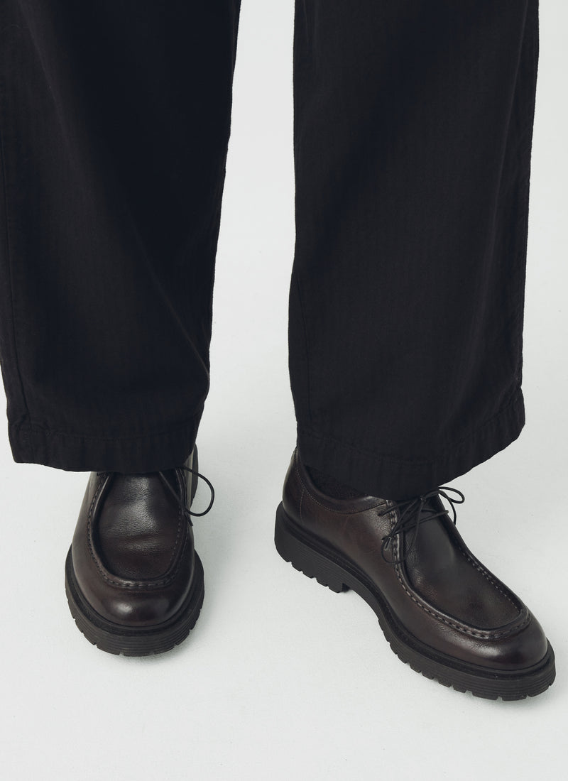 Sturlini Leather Lace Up Shoes | Chocolate