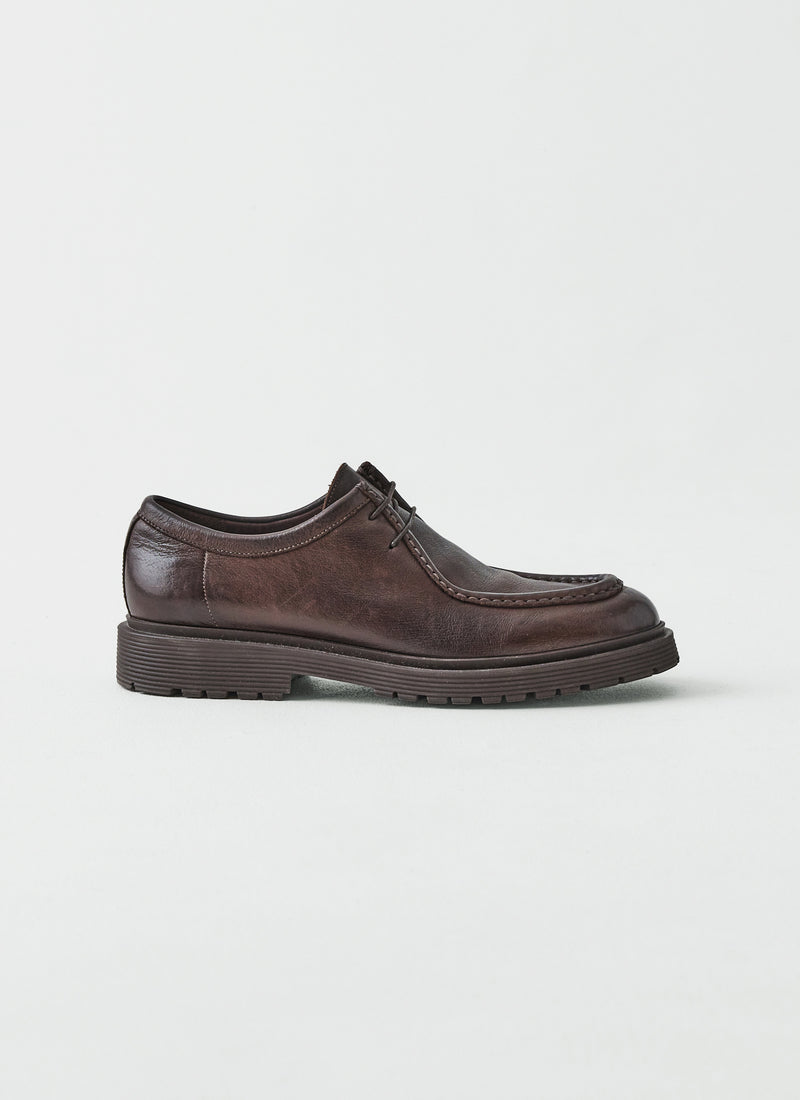 Sturlini Leather Lace Up Shoes | Chocolate