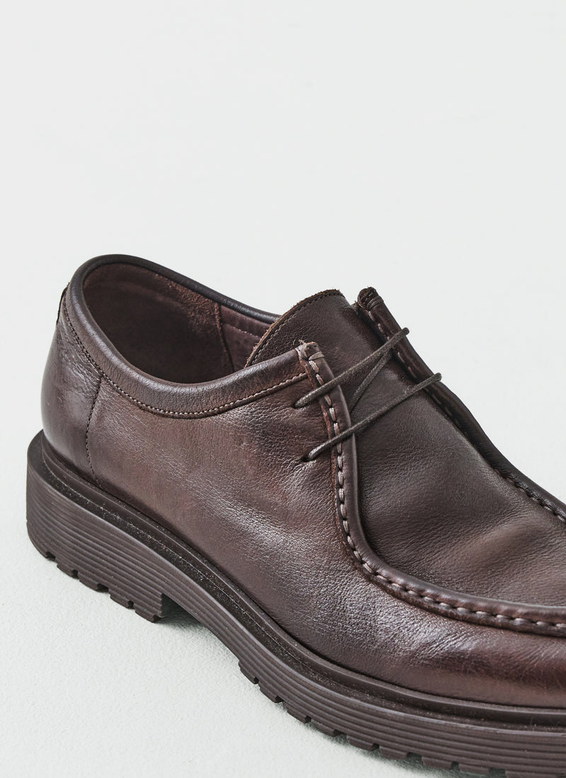 Sturlini Leather Lace Up Shoes | Chocolate