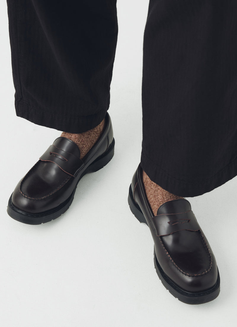 Solovair Leather Loafers | Cordovan